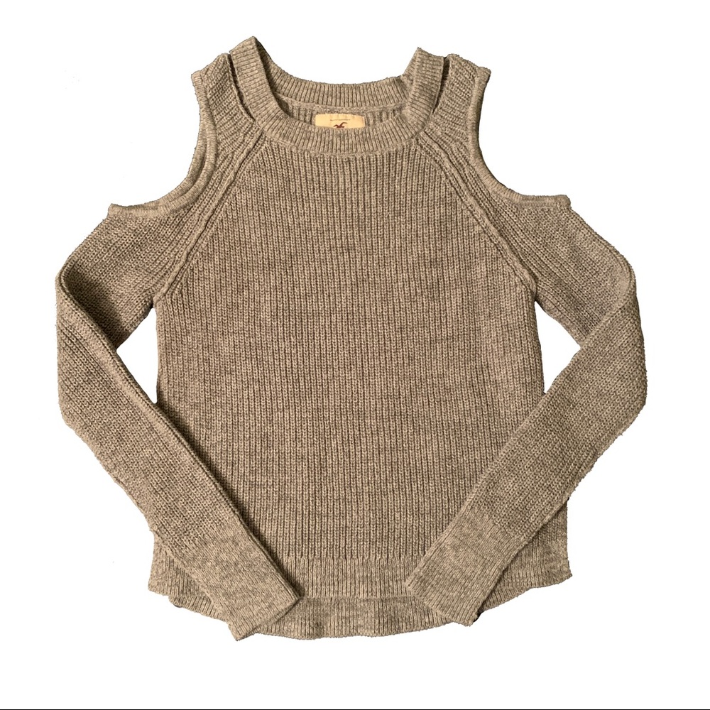Hollister Cold Shoulder Sweater